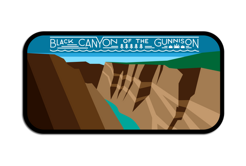 BLACK CANYON OF THE GUNNISON N.P. DECAL