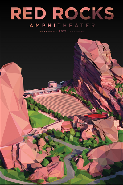 Red Rocks Poster Contest Winner 2018 – Kind Design
