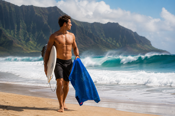 Hawaii TopoTowel™ / OCEAN BLUE
