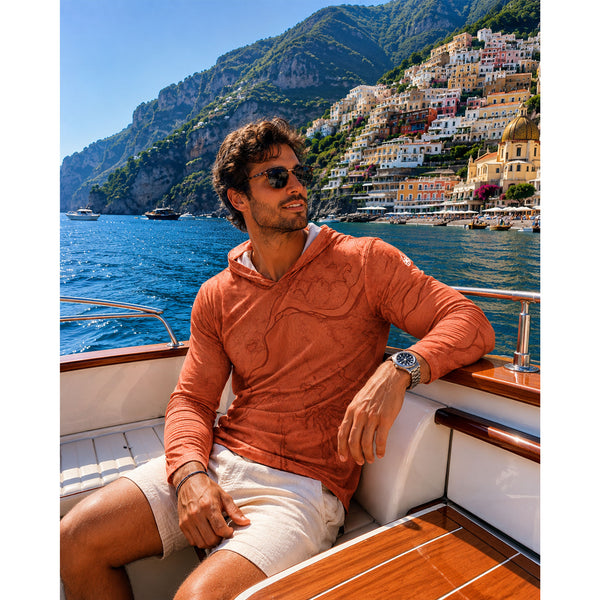 RIVER TOPO SUN HOODIE