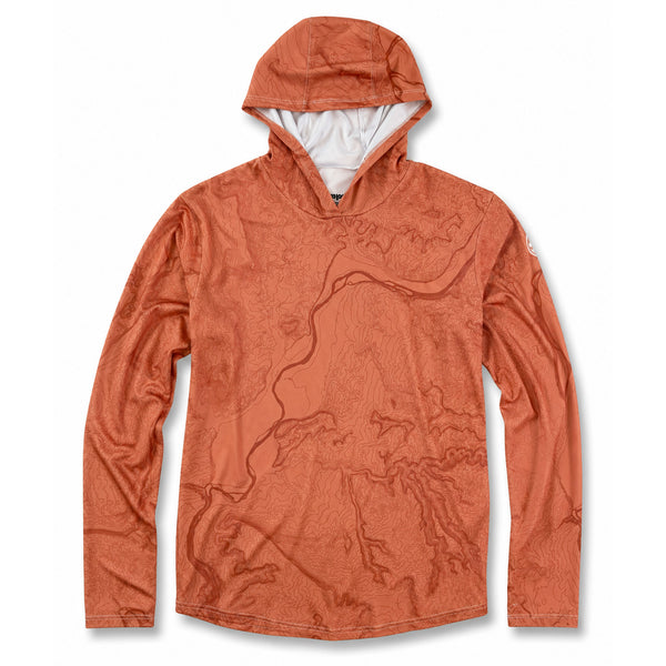 RIVER TOPO SUN HOODIE