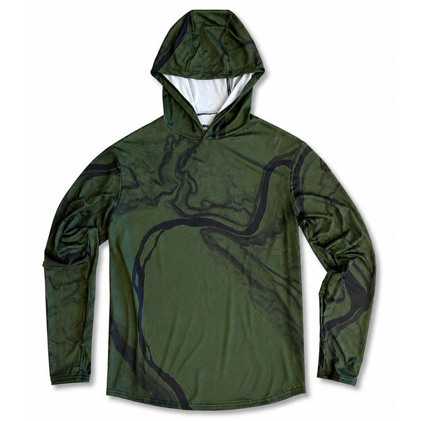 RIVER TOPO SUN HOODIE
