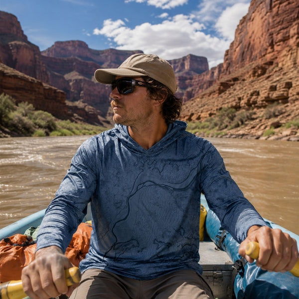RIVER TOPO SUN HOODIE