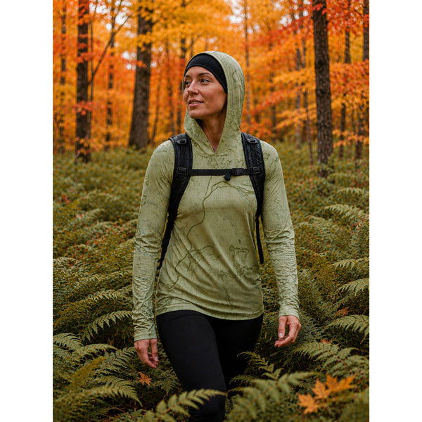 RIVER TOPO SUN HOODIE