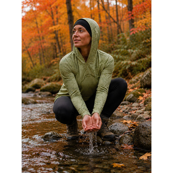 RIVER TOPO SUN HOODIE