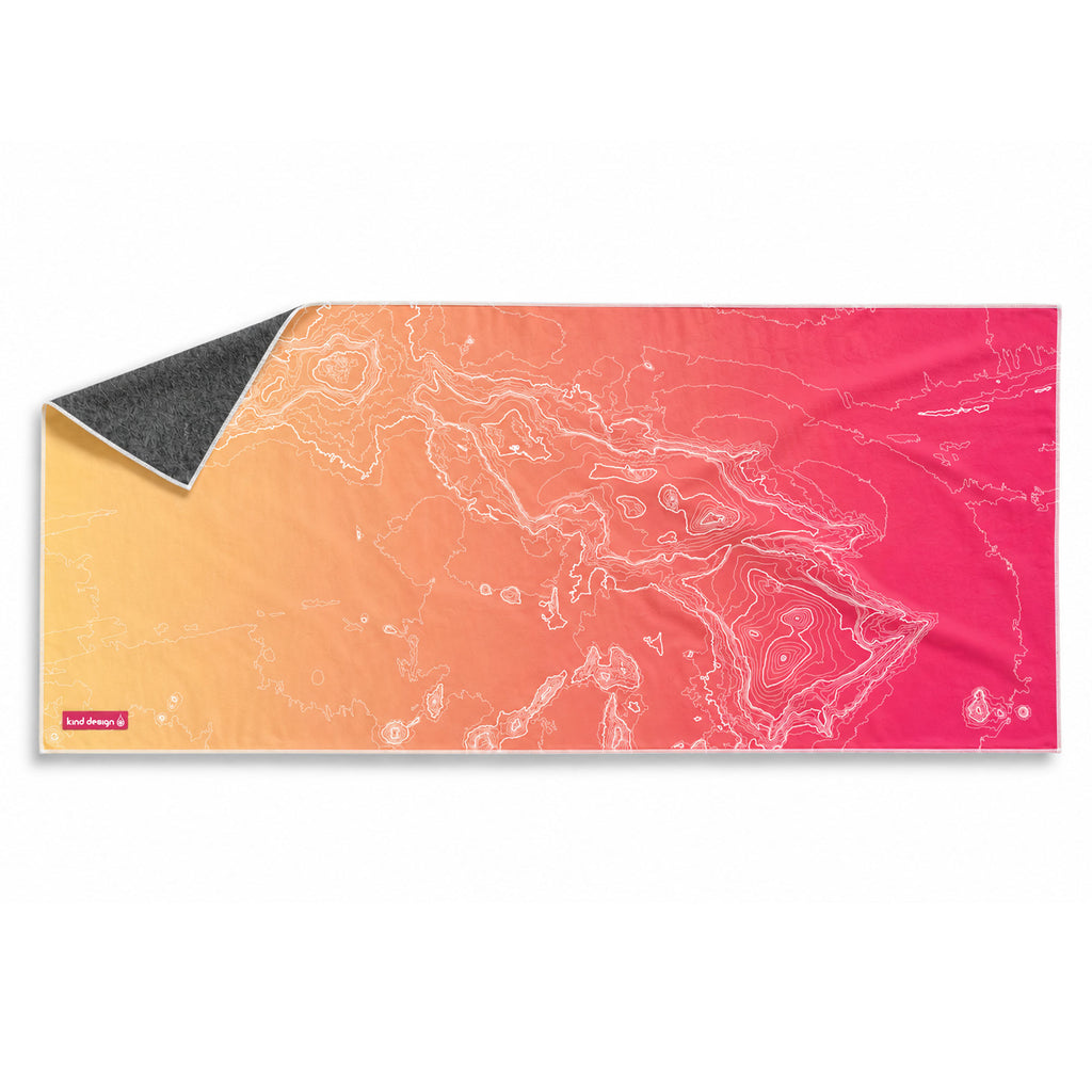 Hawaii TopoTowel™ / CORAL