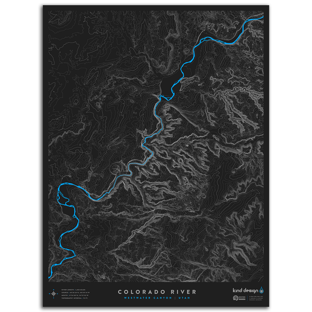 Water Rever Map West River Map