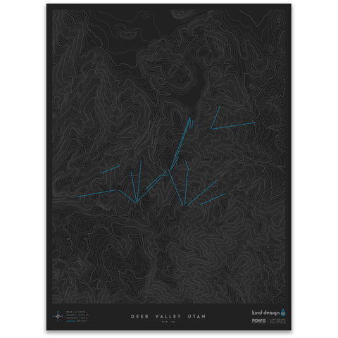 DEER VALLEY UTAH - TOPO MAP