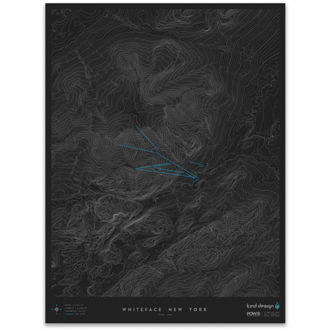 WHITEFACE NEW YORK - TOPO MAP